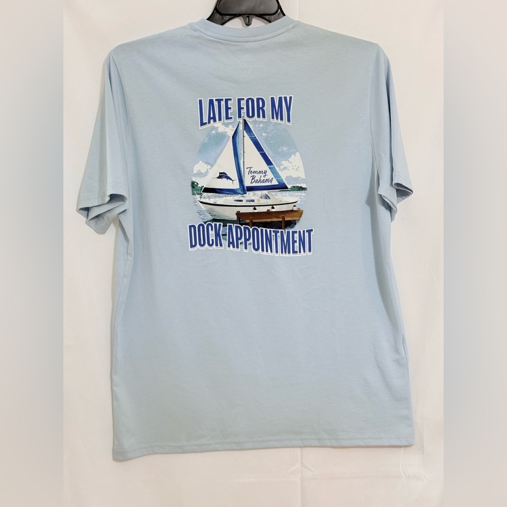 Tommy Bahama Light Blue Men's Shirt - Picture 2 of 4